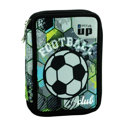 Κασετίνα Διπλή Γεμάτη Back Me Up 357-36100 Football Club