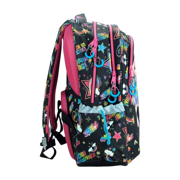 Σακίδιο Πλάτης Δημοτικού Gim 363-52031 Rainbow High