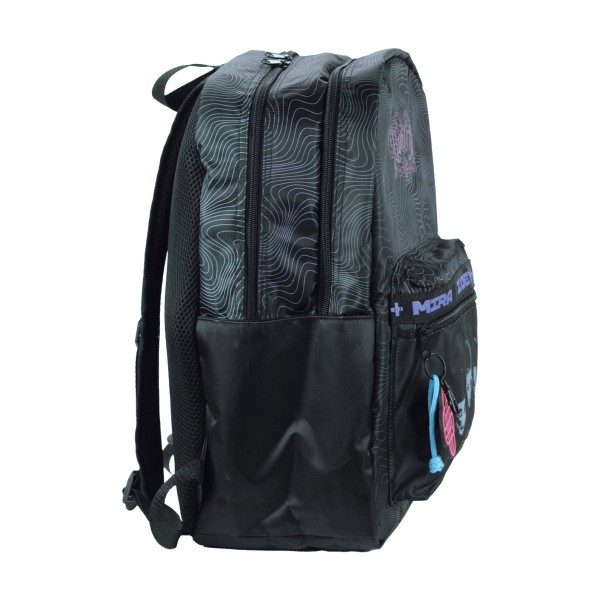 Σακίδιο Πλάτης Δημοτικού Gim364-00034 Black Huntix