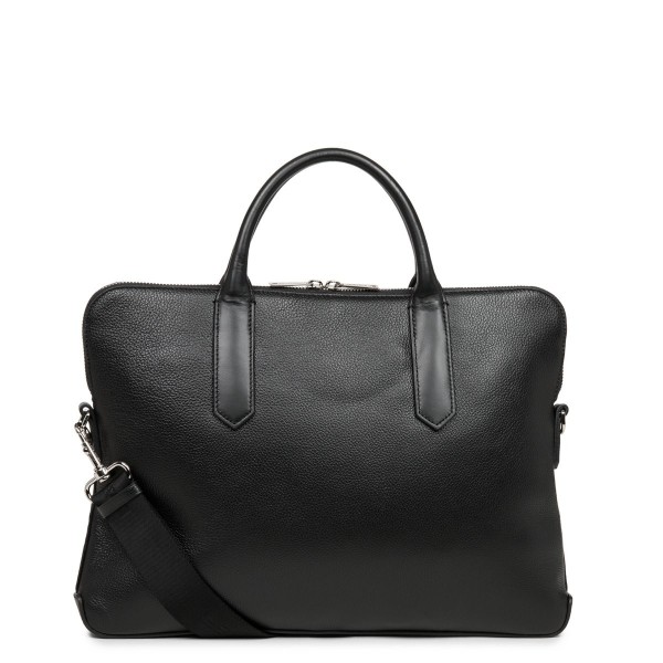 Επαγγελματική Τσάντα - Χαρτοφύλακας Δερμάτινος Lancaster Milano Genttlemen 370-16 NOIR