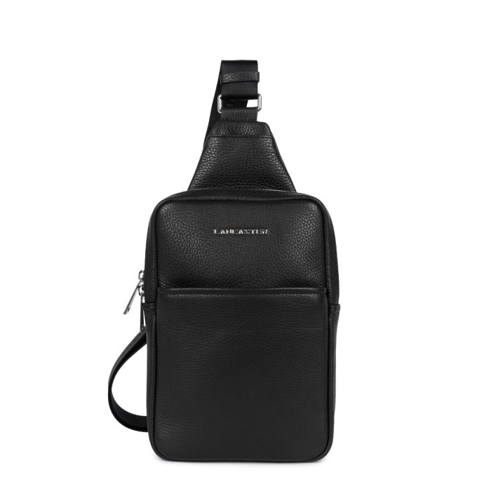 Τσαντάκι Ώμου Διαγώνιο (Sling) Lancaster Gentlemen Harry 370-32 Noir