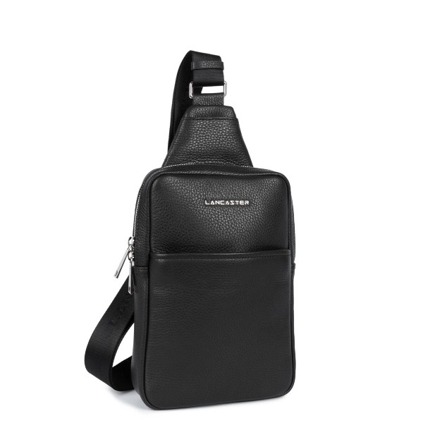 Τσαντάκι Ώμου Διαγώνιο (Sling) Lancaster Gentlemen Harry 370-32 Noir
