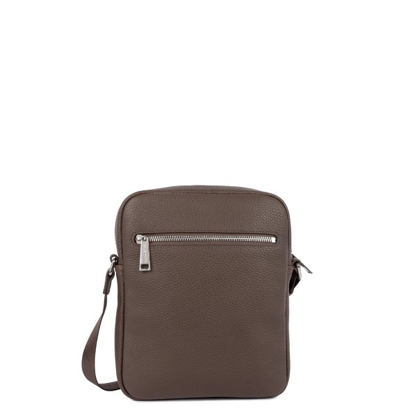 Τσαντάκι 'Ωμου Δερμάτινο Lancaster Gentlemen Harry Double Zip 370-35 Maroon