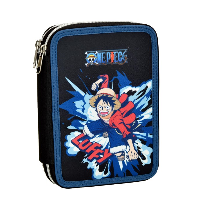 Κασετίνα (Γεμάτη) διπλή Gim One Piece Luffy 377-03100 ΣΧΟΛΙΚΑ ΕΙΔΗ
