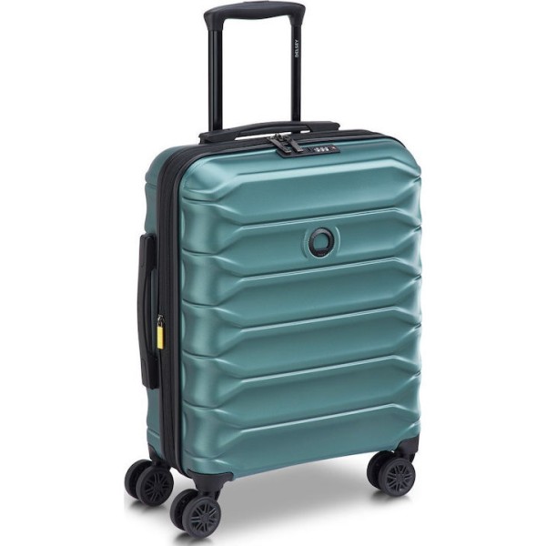 Βαλίτσα Καμπίνας Σκηρή Επεκτεινόμενη Delsey Meteor Slim 55cm Green