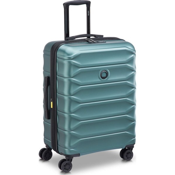 Βαλίτσα Μεγάλη Σκληρή Επεκτεινόμενη Delsey Meteor 76x50x32/34cm Green
