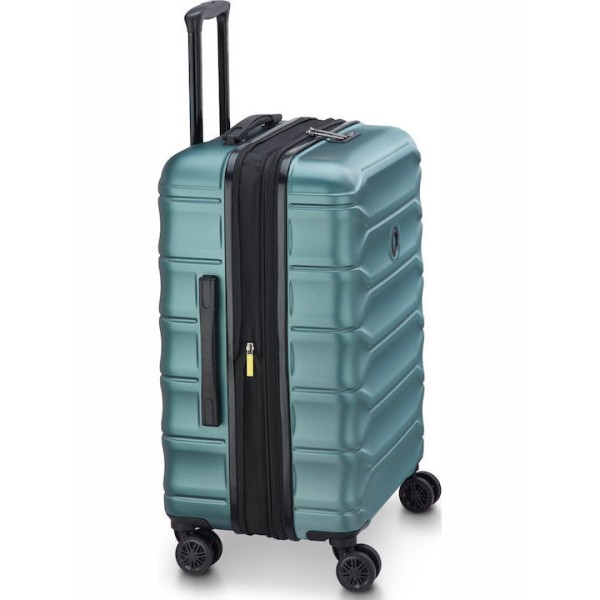 Βαλίτσα Μεγάλη Σκληρή Επεκτεινόμενη Delsey Meteor 76x50x32/34cm Green