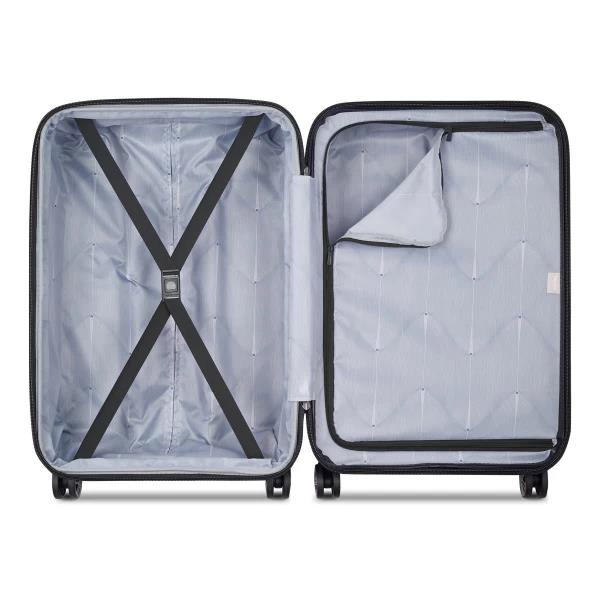 Βαλίτσα Μεσαία Exp Delsey Meteor Spinner 68cm Black ΒΑΛΙΤΣΕΣ & ΣΑΚΟΙ ΤΑΞΙΔΙΟΥ