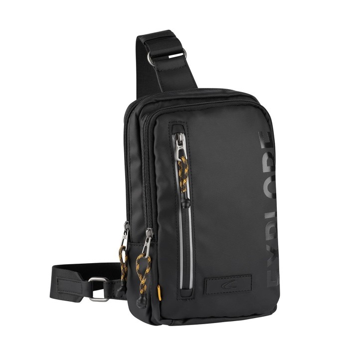 Σακίδιο Πλάτης - Διαγώνιο Sling Camel Active Explore 401-604-60 Μάυρο ΤΣΑΝΤΕΣ & ΠΟΡΤΟΦΟΛΙΑ
