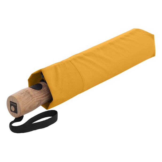Oμπρέλα Bροχής Knirps Timber Duomatic 42301368 Curcuma Μουσταρδί