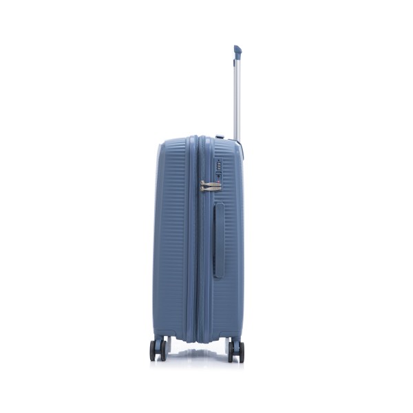 Βαλίτσα Καμπίνας Σκληρή RCM 425-20 Επεκτεινόμενη Μπλε