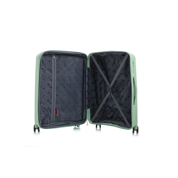 Βαλίτσα Καμπίνας Σκληρή RCM 425-20 Επεκτεινόμενη Πράσινο