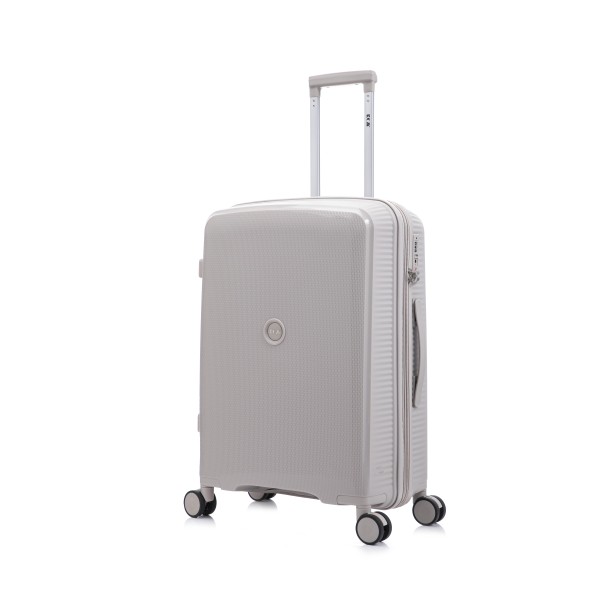 Βαλίτσα Μεσαία Σκληρή Επεκτεινόμενη RCM 425 66x42x26/29cm Μπεζ