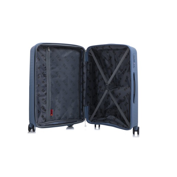 Βαλίτσα Μεσαία Σκληρή Επεκτεινόμενη RCM 425 66x42x26/29cm Μπλε