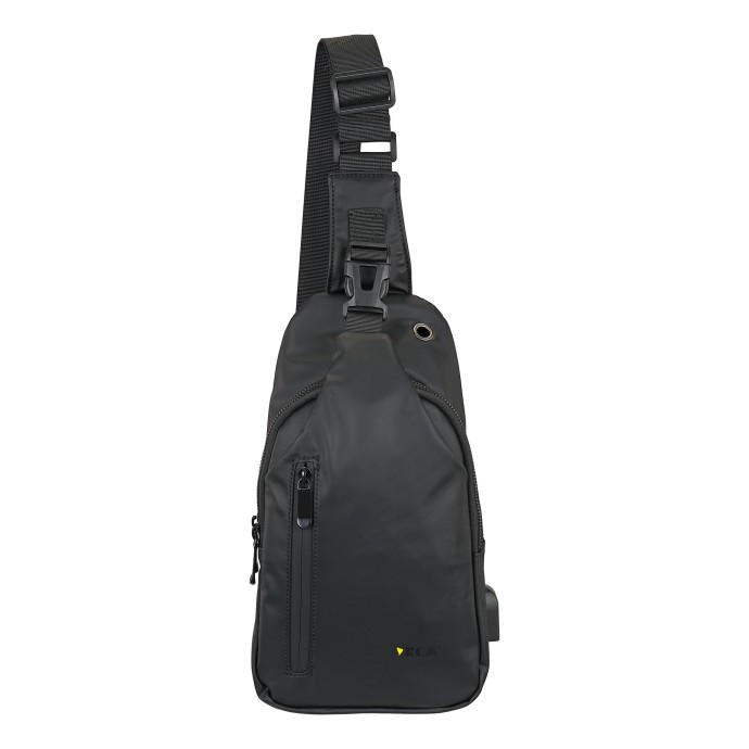 Τσάντα Ώμου Διαγώνια Crossbody RCM 4835-011 Μαύρο ΤΣΑΝΤΕΣ & ΠΟΡΤΟΦΟΛΙΑ