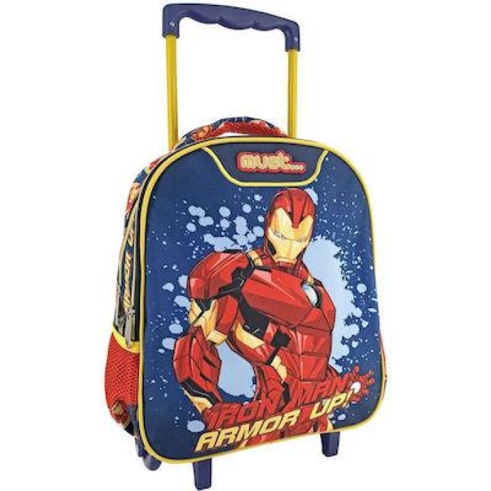 Σακίδιο πλάτης - Τροχήλατο Νηπίου Must Iron Man Armor Up 506103 ΣΧΟΛΙΚΑ ΕΙΔΗ