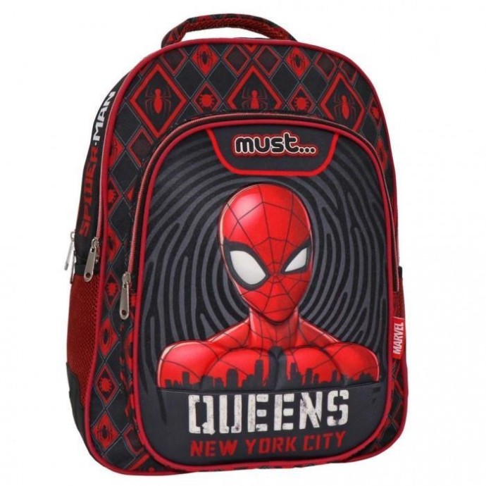 Σακίδιο Πλάτης Δημοτικού Must Spiderman Queens New York City 508107 ΣΧΟΛΙΚΑ ΕΙΔΗ