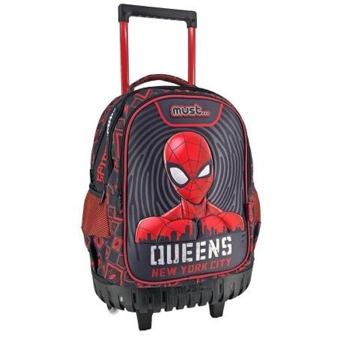 Σακίδιο πλάτης - Τροχήλατο Δημοτικού Spiderman Queens New York City 508117 ΣΧΟΛΙΚΑ ΕΙΔΗ