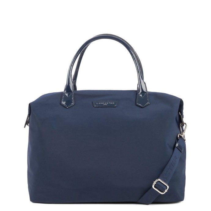 Τσάντα ώμου Lancaster Basic Verni 514-67 Bleufonc