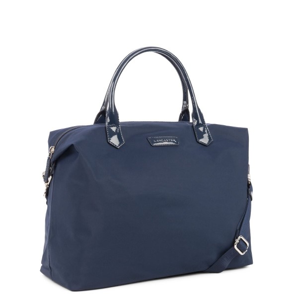 Τσάντα ώμου Lancaster Basic Verni 514-67 Bleufonc