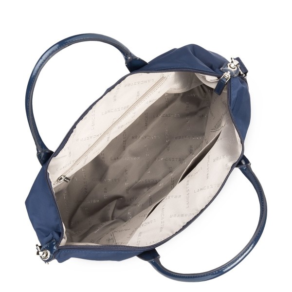 Τσάντα ώμου Lancaster Basic Verni 514-67 Bleufonc