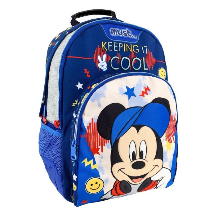Σακίδιο Πλάτης Δημοτικού Disney Mickey Mouse Keeping It Cool Must 562929 Μπλε ΣΧΟΛΙΚΑ ΕΙΔΗ Σακίδιο Πλάτης Δημοτικού Disney Mickey Mouse Keeping It Cool Must 562929 Μπλε ΣΧΟΛΙΚΑ ΕΙΔΗ