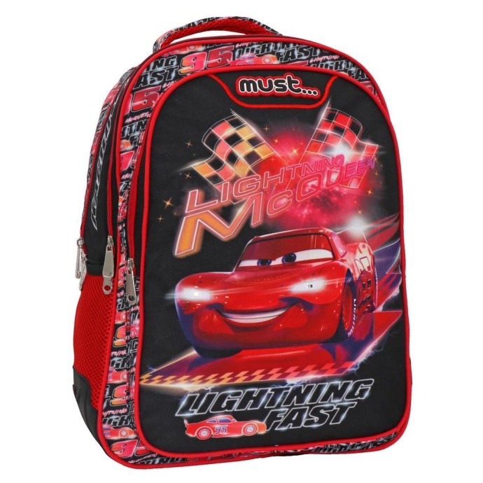 Σακίδιο Πλάτης Δημοτικού Must Disney Cars Lighting Fast 563363 ΣΧΟΛΙΚΑ ΕΙΔΗ