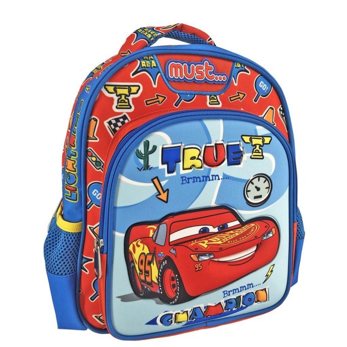 Σακίδιο Πλάτης Νηπίου Must Disney Cars True Champion 563414 ΣΧΟΛΙΚΑ ΕΙΔΗ