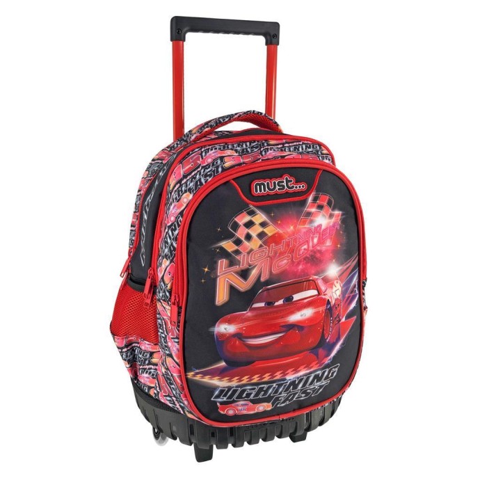 Σακίδιο πλάτης - Τροχήλατο Δημοτικού Cars Lighting Fast 563489 ΣΧΟΛΙΚΑ ΕΙΔΗ