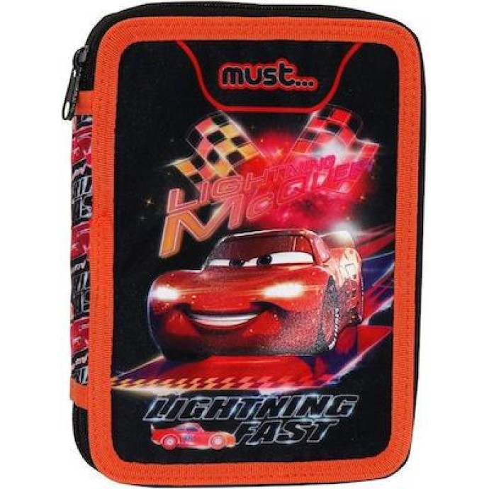 Κασετίνα Διπλή (Γεμάτη) Must Cars Lightning Fast 563490 ΣΧΟΛΙΚΑ ΕΙΔΗ