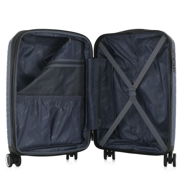 Βαλίτσα Καμπίνας Σκληρή Επεκτεινόμενη RCM 585-20 Blue