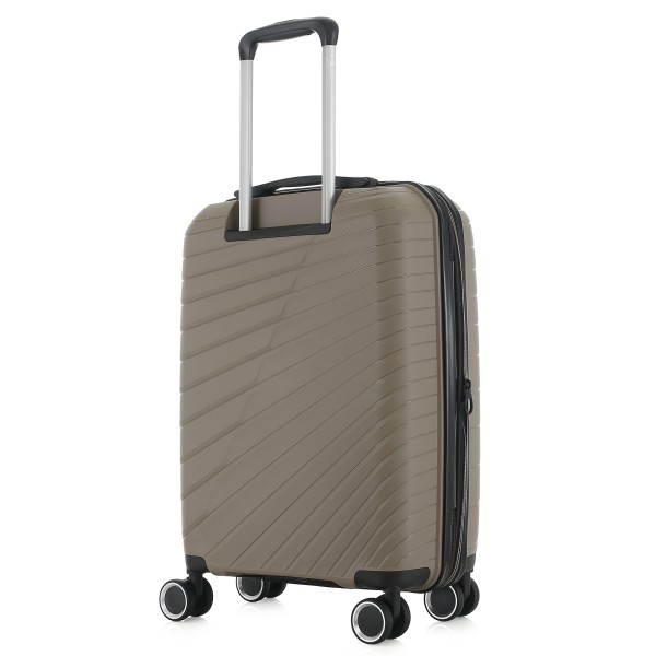 Βαλίτσα Καμπίνας Σκληρή Επεκτεινόμενη RCM 585-20 Καφέ