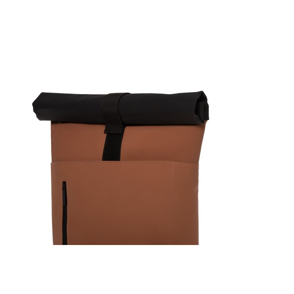 Σακίδιο Πλάτης Roll Top Laptop 16 Paulter 6002-S-030 Small Cognac ΣΑΚΙΔΙΑ ΠΛΑΤΗΣ