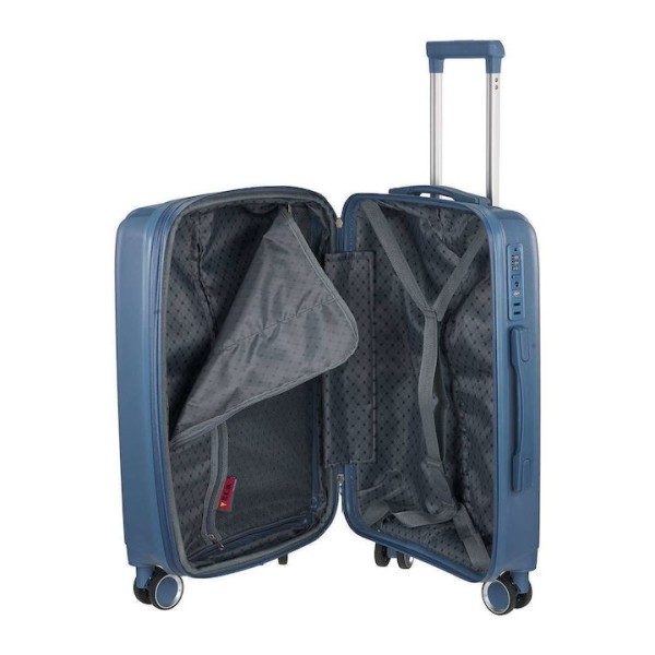 Βαλίτσα Σκληρή Μεσαία RCM 625-24 Επεκτεινόμενη Μπλε