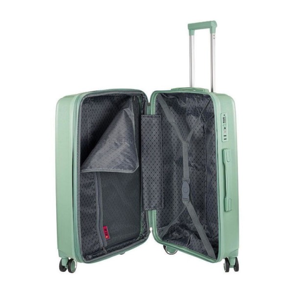 Βαλίτσα Μεσαία Σκληρή RCM 625-24 Επεκτεινόμενη Πράσινο