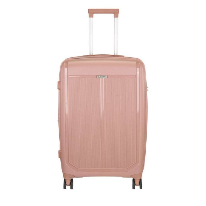 Βαλίτσα Μεσαία Σκληρή RCM 625-24 Επεκτεινόμενη Rose Gold