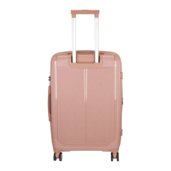 Βαλίτσα Μεσαία Σκληρή RCM 625-24 Επεκτεινόμενη Rose Gold