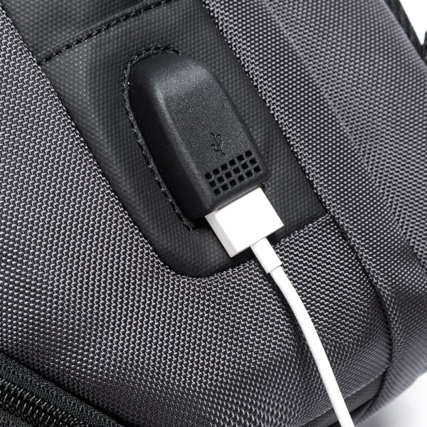 Τσάντα Ώμου Διαγώνια Bange Crossbody 7086 Ανθρακί