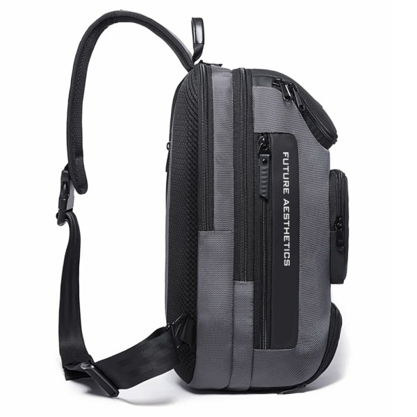 Τσάντα Ώμου Διαγώνια Bange Crossbody 7086 Ανθρακί