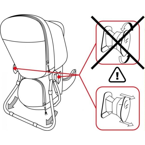 Σακίδιο Μεταφοράς Νηπίου Ferrino Zaino Caribou 72154