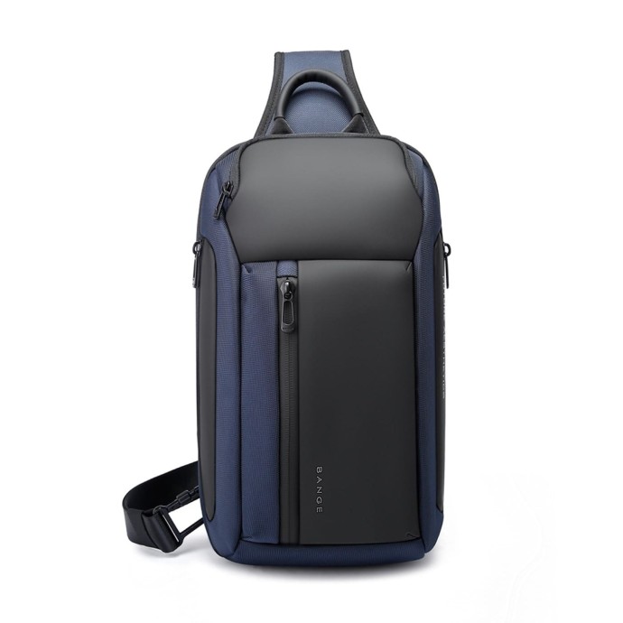 Τσάντα Ώμου Διαγώνια Bange Crossbody 7566 Μπλε