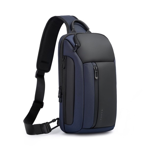 Τσάντα Ώμου Διαγώνια Bange Crossbody 7566 Μπλε