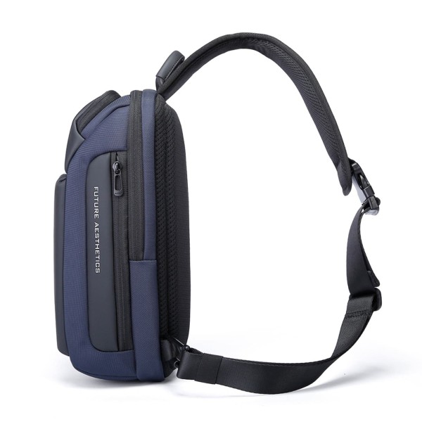 Τσάντα Ώμου Διαγώνια Bange Crossbody 7566 Μπλε