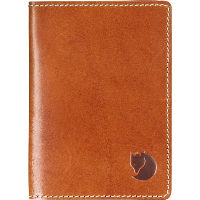 Θήκη Διαβατηρίου Fjallraven Passport Leather Cognac