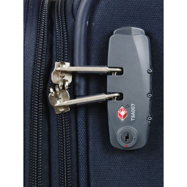 Βαλίτσα Μεσαία Μαλακή Samsonite Base Boost 66cm Exp Spinner 79201-1598 Navy Blue ΒΑΛΙΤΣΕΣ & ΣΑΚΟΙ ΤΑΞΙΔΙΟΥ