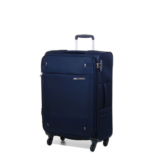 Βαλίτσα Μεσαία Μαλακή Samsonite Base Boost 66cm Exp Spinner 79201-1598 Navy Blue ΒΑΛΙΤΣΕΣ & ΣΑΚΟΙ ΤΑΞΙΔΙΟΥ