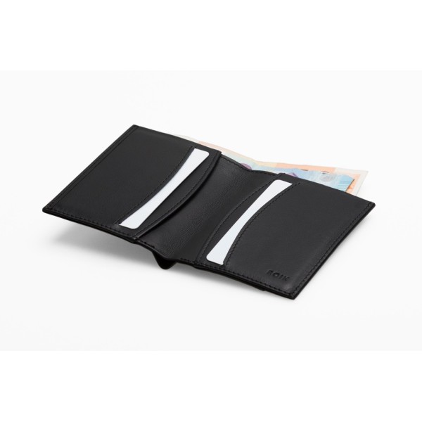 Πορτοφόλι Δερμάτινο Roik Avenue Μαύρο ΤΣΑΝΤΕΣ & ΠΟΡΤΟΦΟΛΙΑ