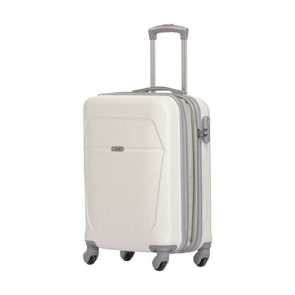 Βαλίτσα Καμπίνας Σκληρή RCM 8011-18 Επεκτεινόμενη White ΒΑΛΙΤΣΕΣ & ΣΑΚΟΙ ΤΑΞΙΔΙΟΥ