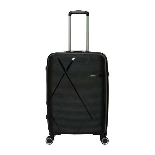 Βαλίτσα Μεσαία Σκληρή Επεκτεινόμενη RCM816 65x44x27/31cm Μαύρο