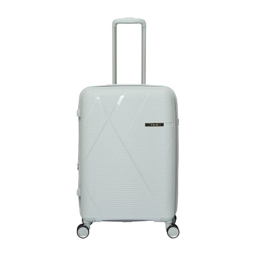 Βαλίτσα Μεσαία Σκληρή RCM 816-67 Επεκτεινόμενη Γκρι